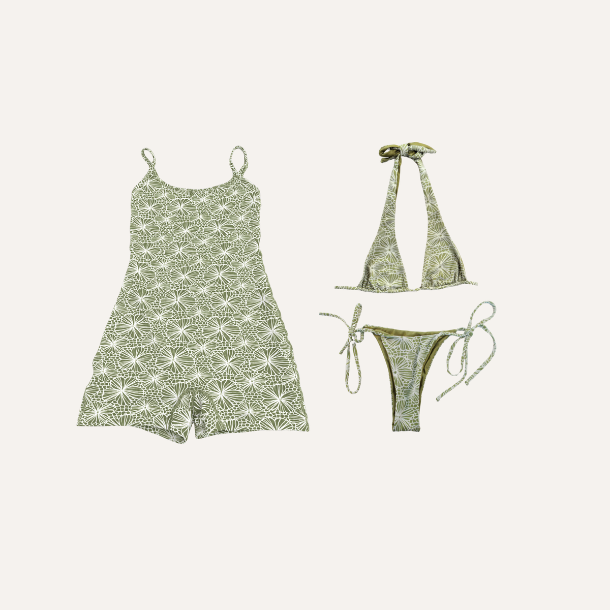Tanning Kini Olive Set | PRE ORDER